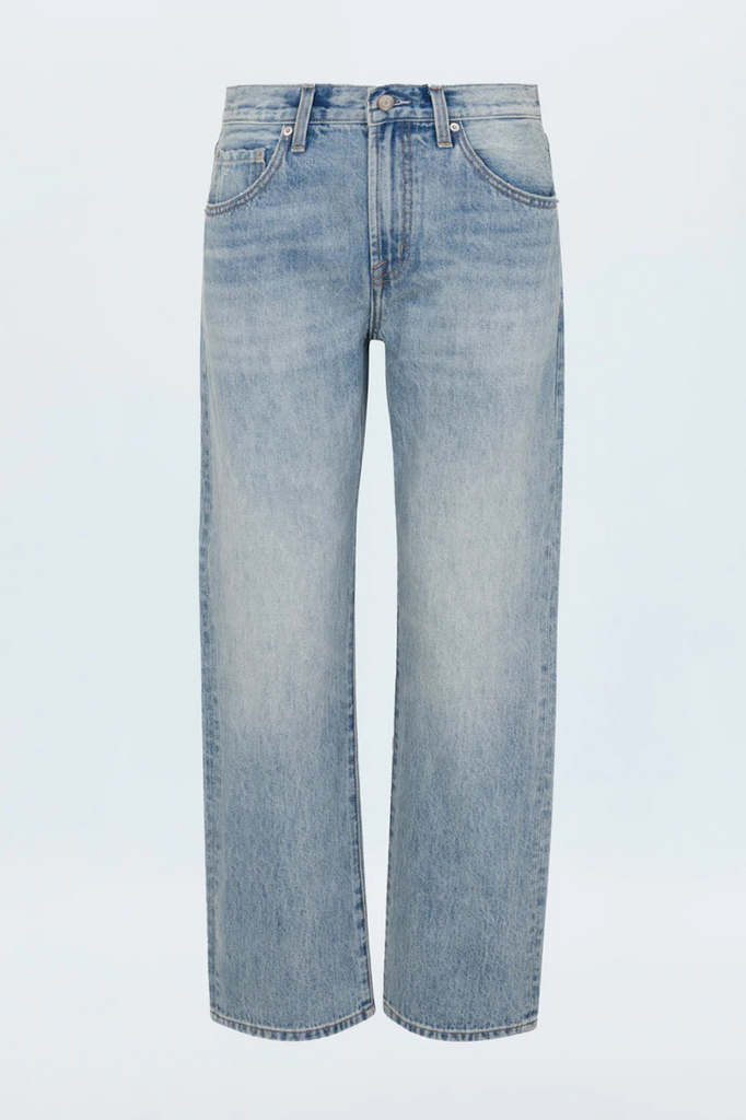Pistola Lexi Mid Rise Bowed Straight Jean Bowie