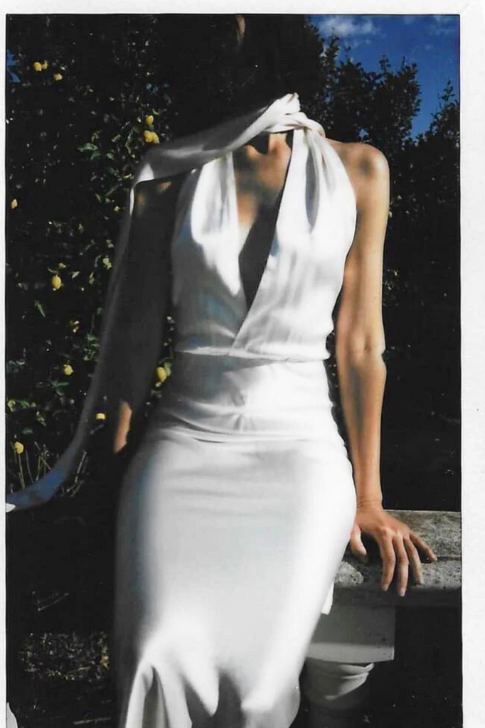  Rumored Thelma Midi Dress Ivory 