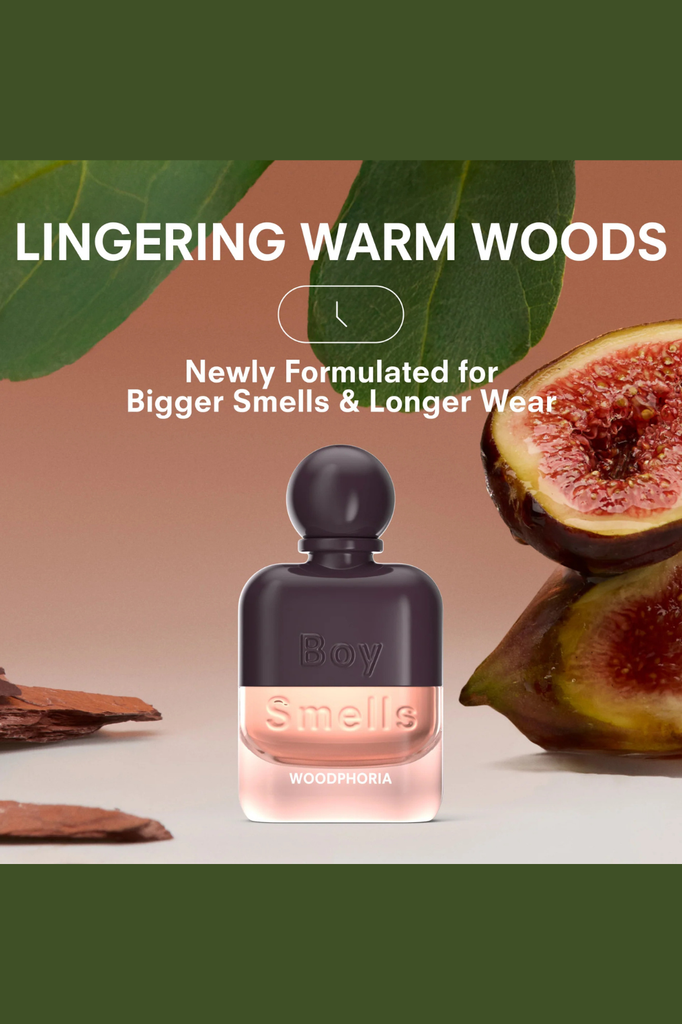 A sandalwood-forward perfume with fig, jasmine, and coconut