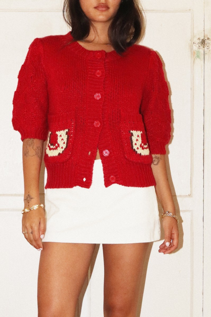 cream twill cotton mini skirt skort