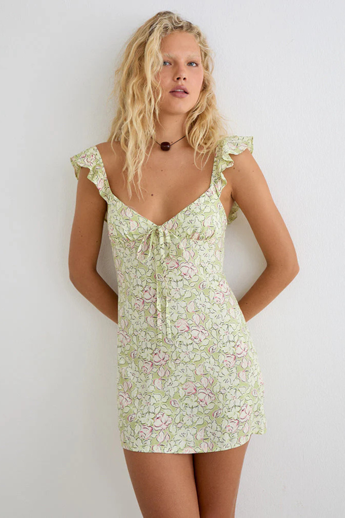 motel green floral dress Shop Rocks at COVE Austin green floral dress
