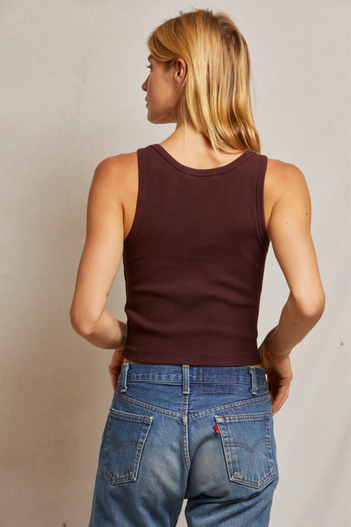 blackberry dark maroon purple tank top womens
