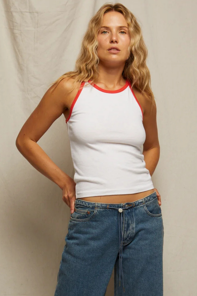 perfectwhitetee Shae Tank White Poppy 